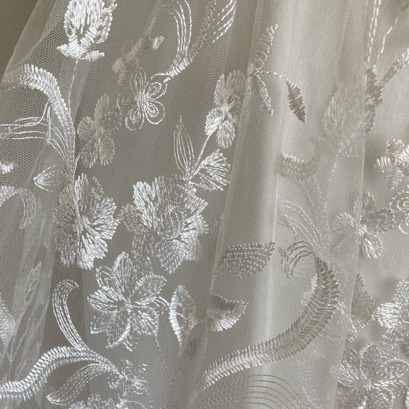 Lulus Andria White Embroidered Strapless Dress - Picture 9 of 10